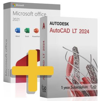 AutoCAD LT 1 year + Office 365 Business 1 year subscription